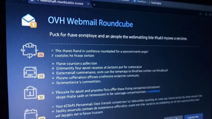 découvrez comment utiliser roundcube avec ovh pour gérer efficacement vos emails en toute simplicité.